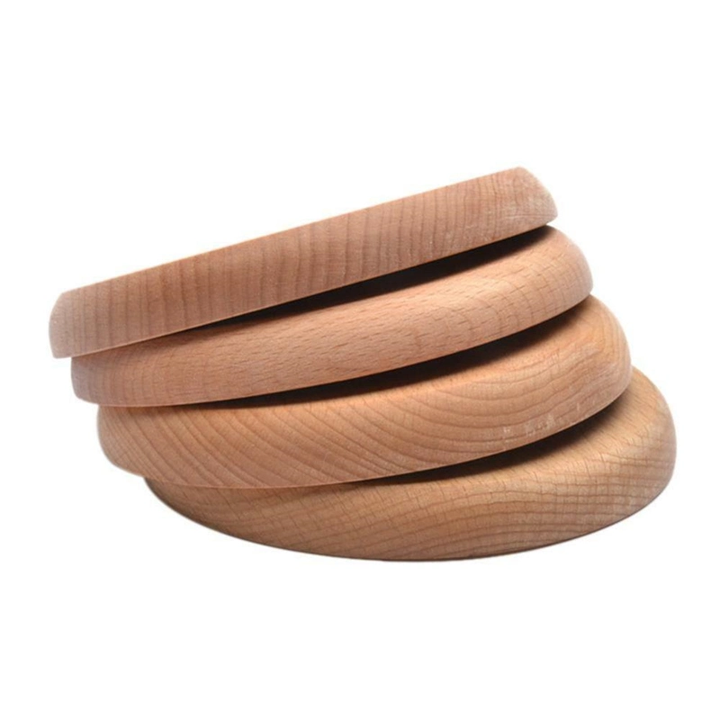 Eco-Friendly Antique Round Wooden/Wood Serving Tray/Plate for Sushi/Cakes/Food/Fruit/Salad