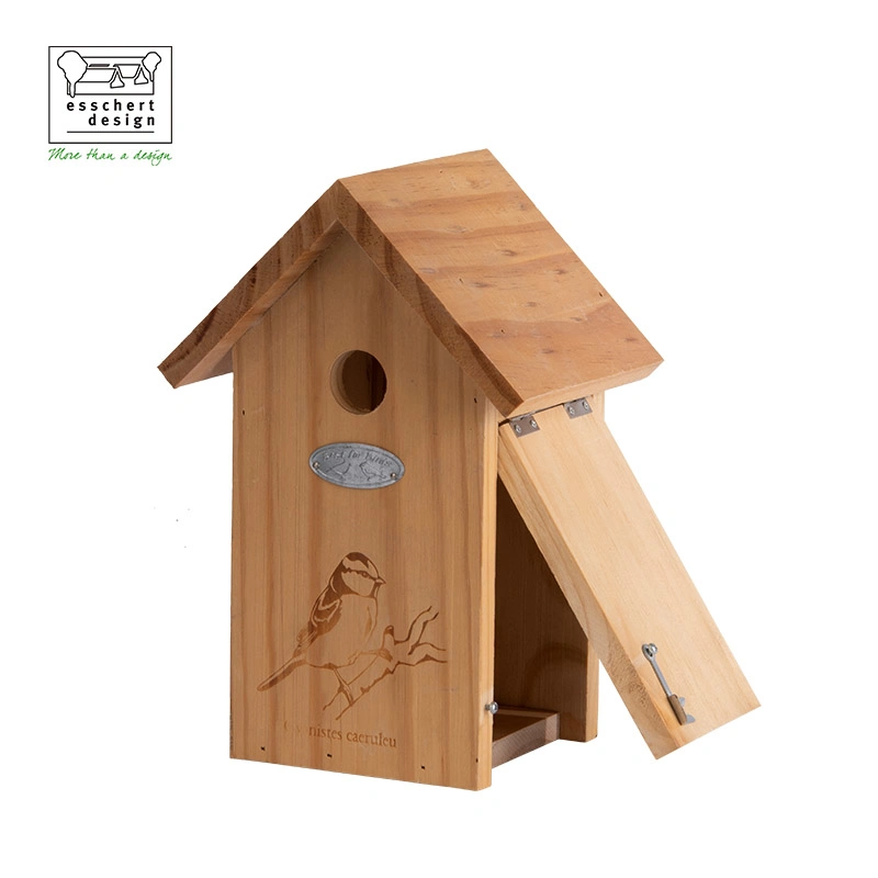 Nk65 Factory Price Handwoven Birdhouses Home Wood Bird House Unique Product Mothers Day Gifts